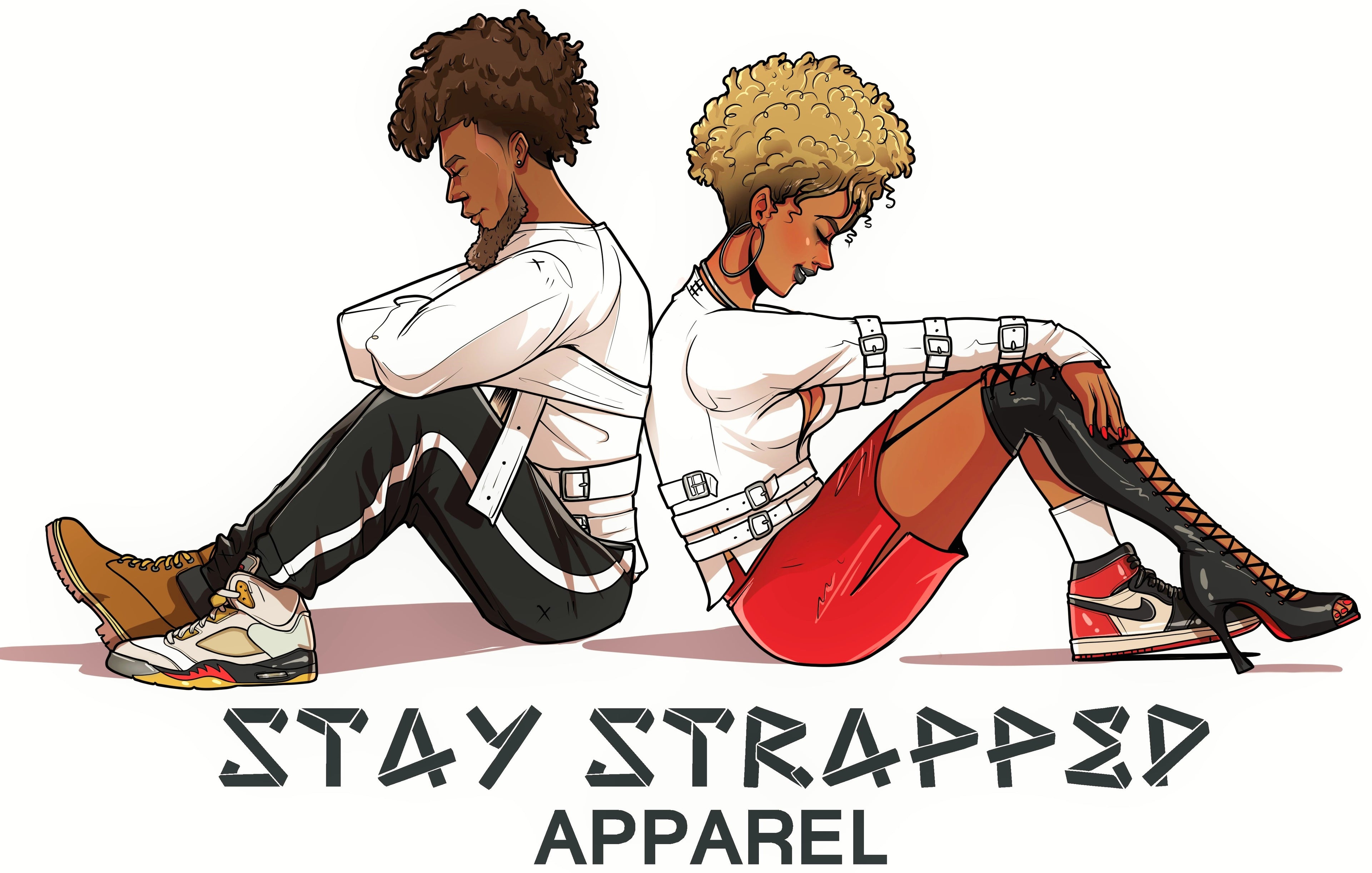Load video: STAY STRAPPED APPAREL- EMBROIDERY
