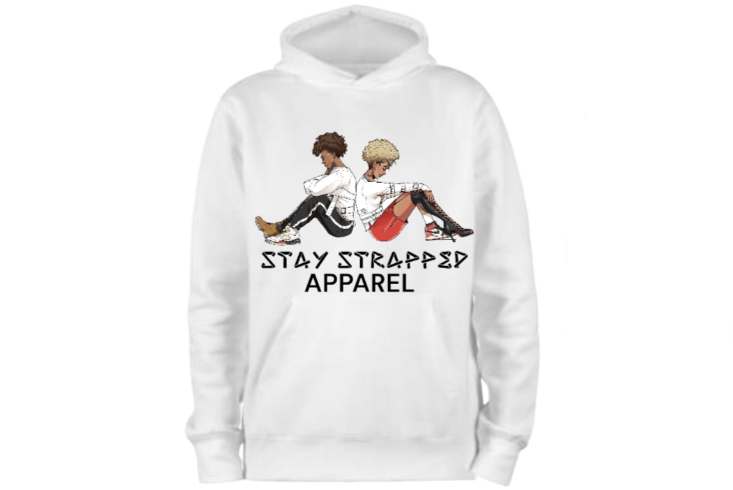 STAY STRAPPED HOODIE (EMBROIDERED)